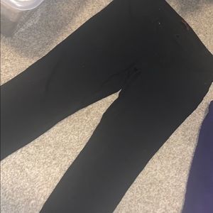 black pants